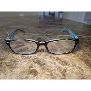 Ray-Ban‎ Eyeglasses Women Tortoise Blue RB 5206 5023 Rectangular 52-18-140